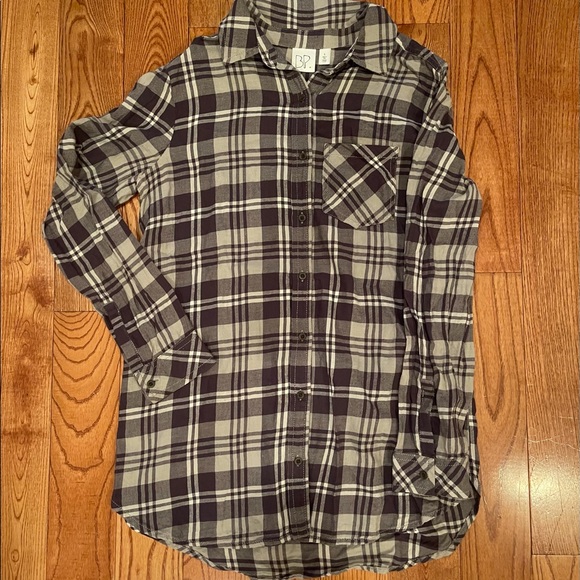 BP Purple and Gray Flannel - Picture 1 of 2